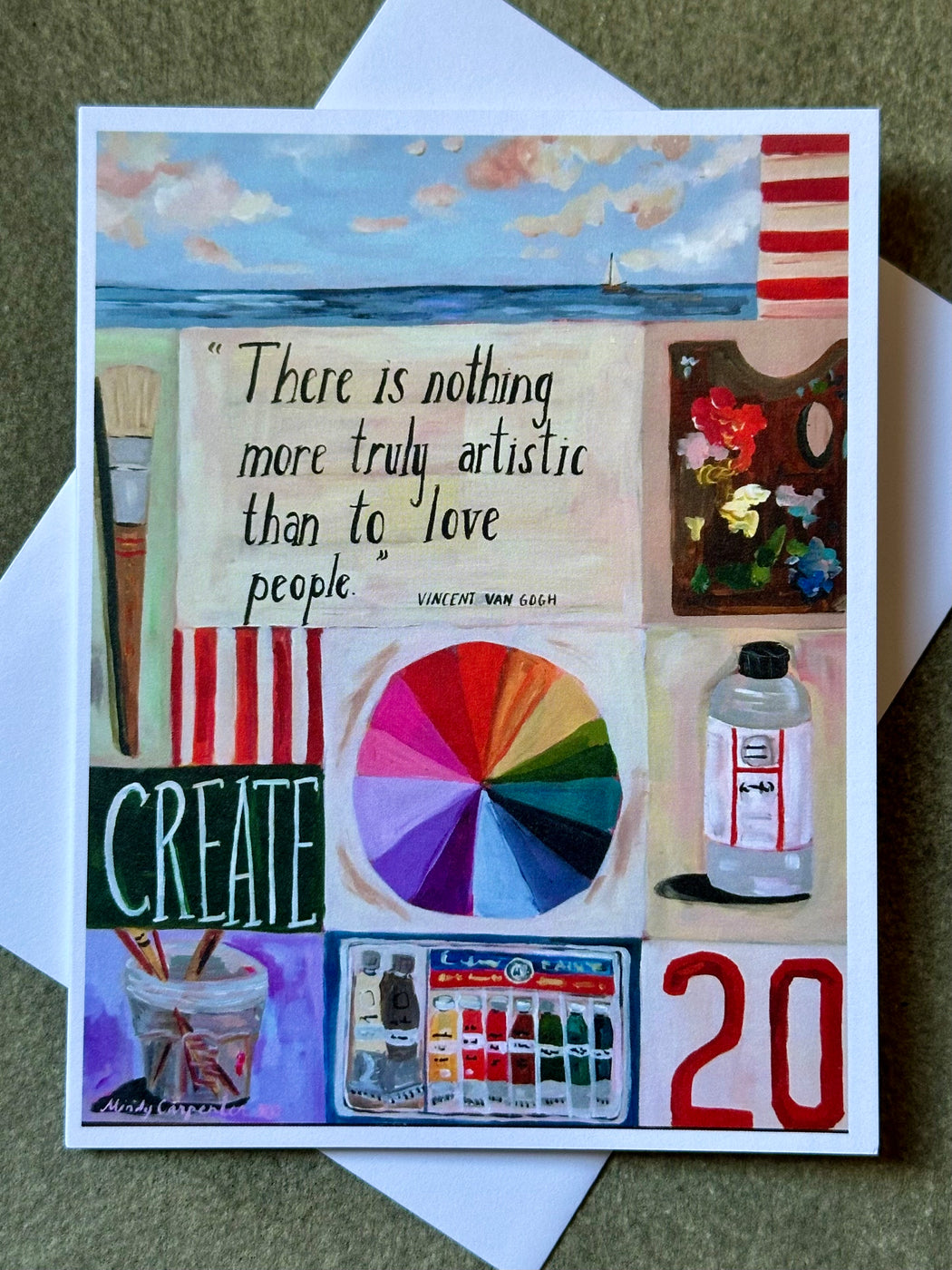 "Create" Card by Mindy Carpenter