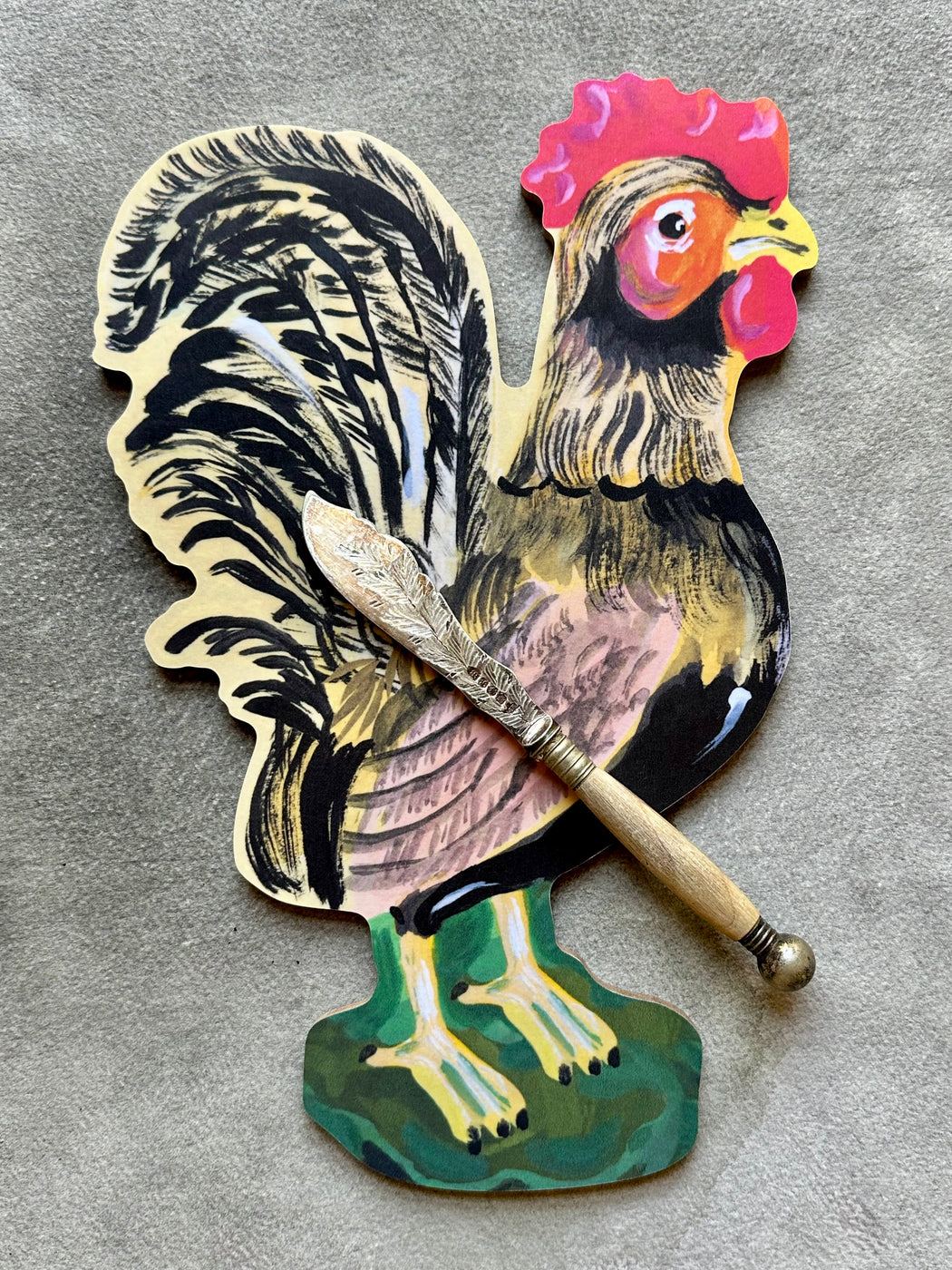 Nathalie Lete "Farmyard Cockerel" Serving Board