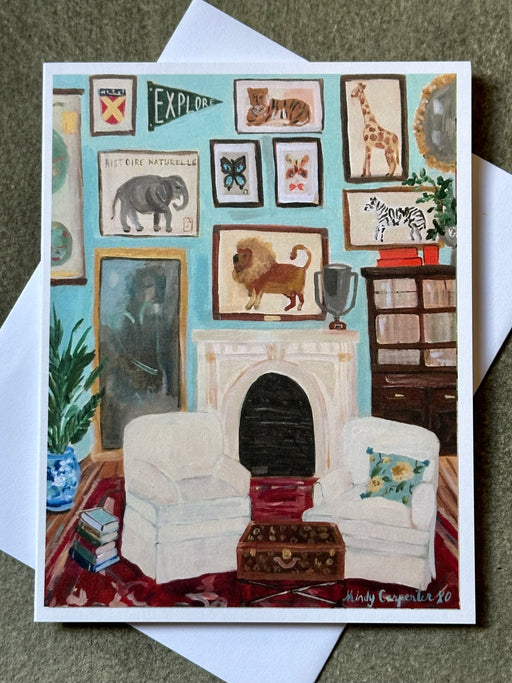 "Safari Parlor" Card by Mindy Carpenter