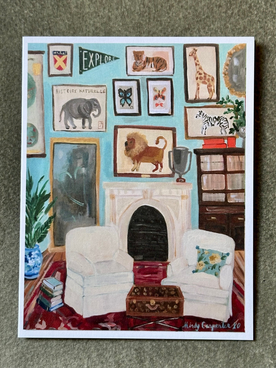 "Safari Parlor" Card by Mindy Carpenter