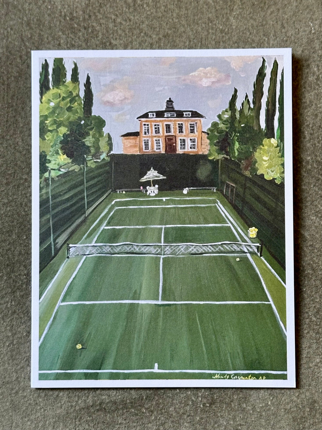 "Tennis, Anyone?" Card by Mindy Carpenter