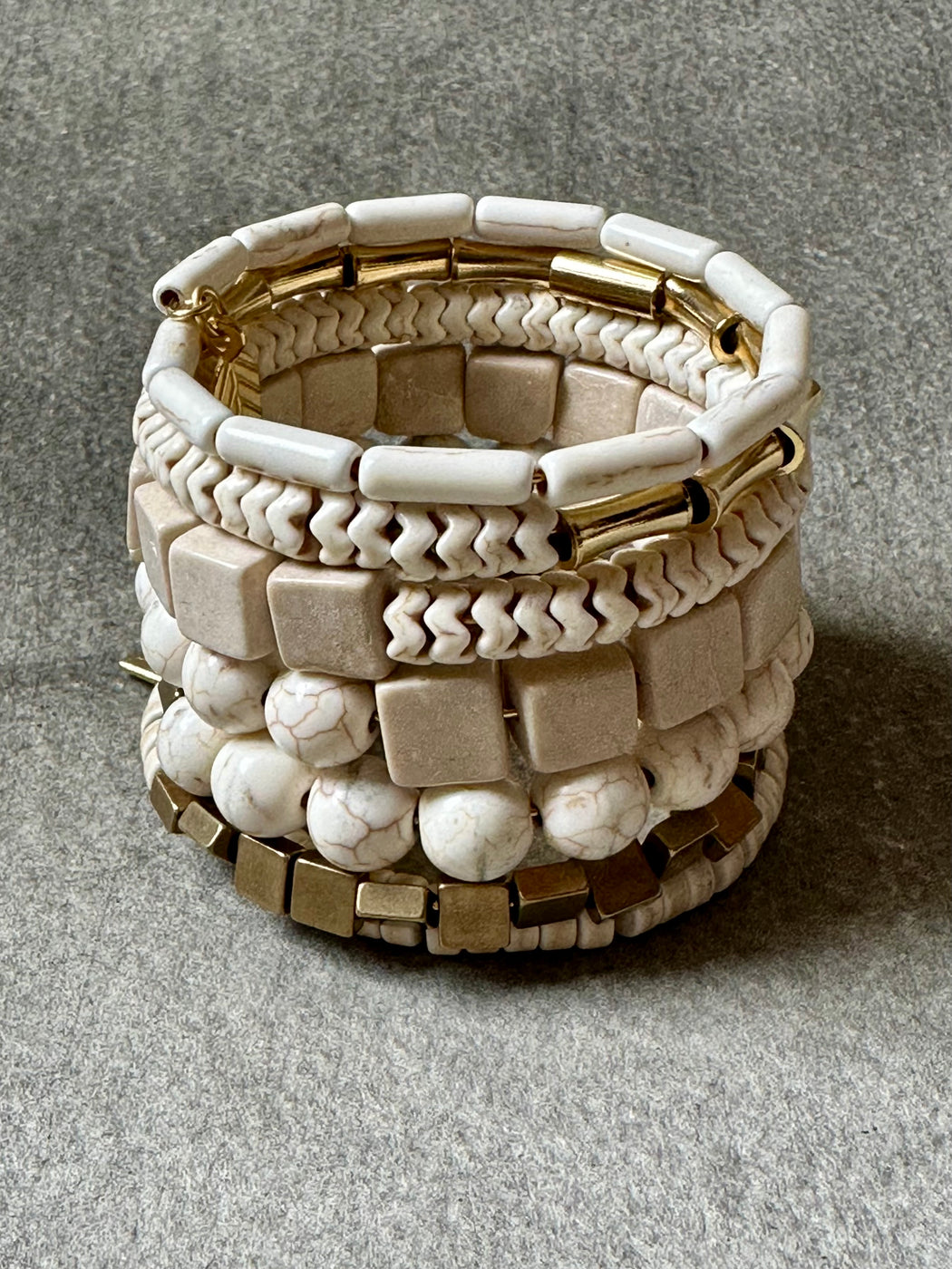 "White" Wrap Bracelet by David Aubrey