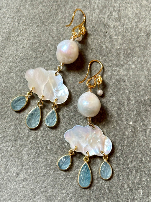 "Cloud" Earrings by Meredith Waterstraat