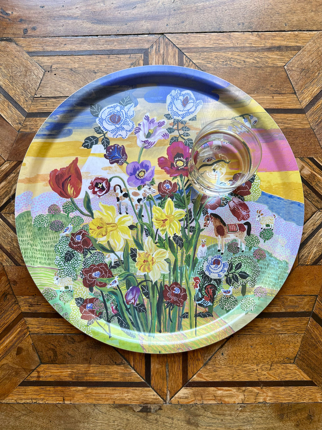 Nathalie Lete "Mount Fuji" Birchwood Tray