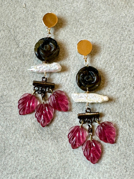 "Faye" Earrings by Sandrine France