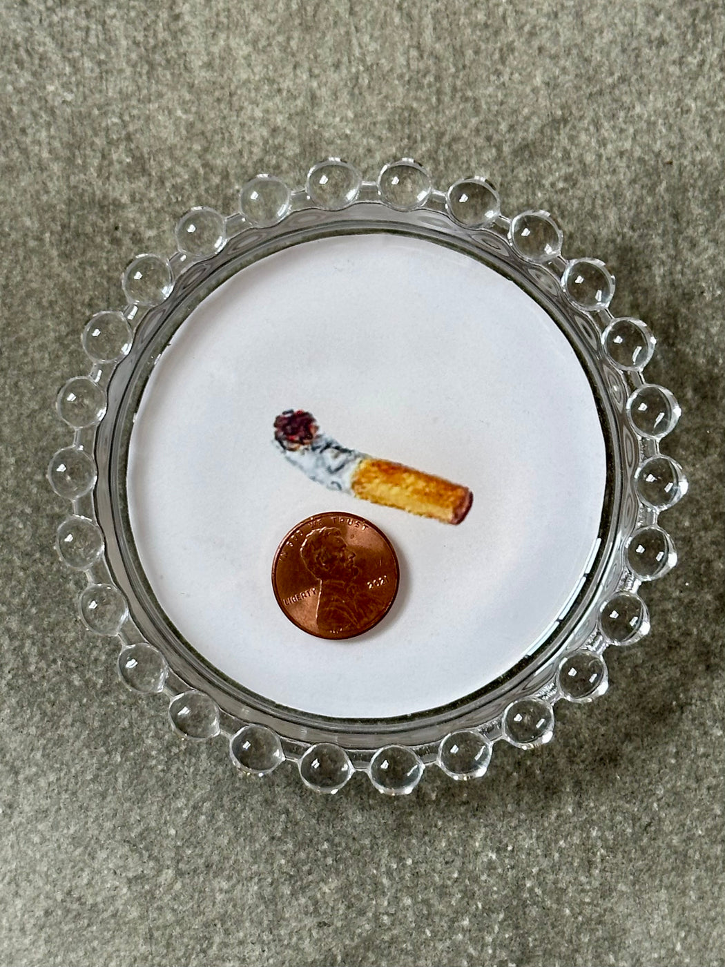 "Cigarette" Trinket Dish