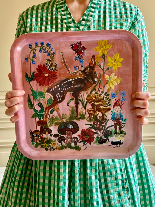 Nathalie Lete "Bambi" Birchwood Tray