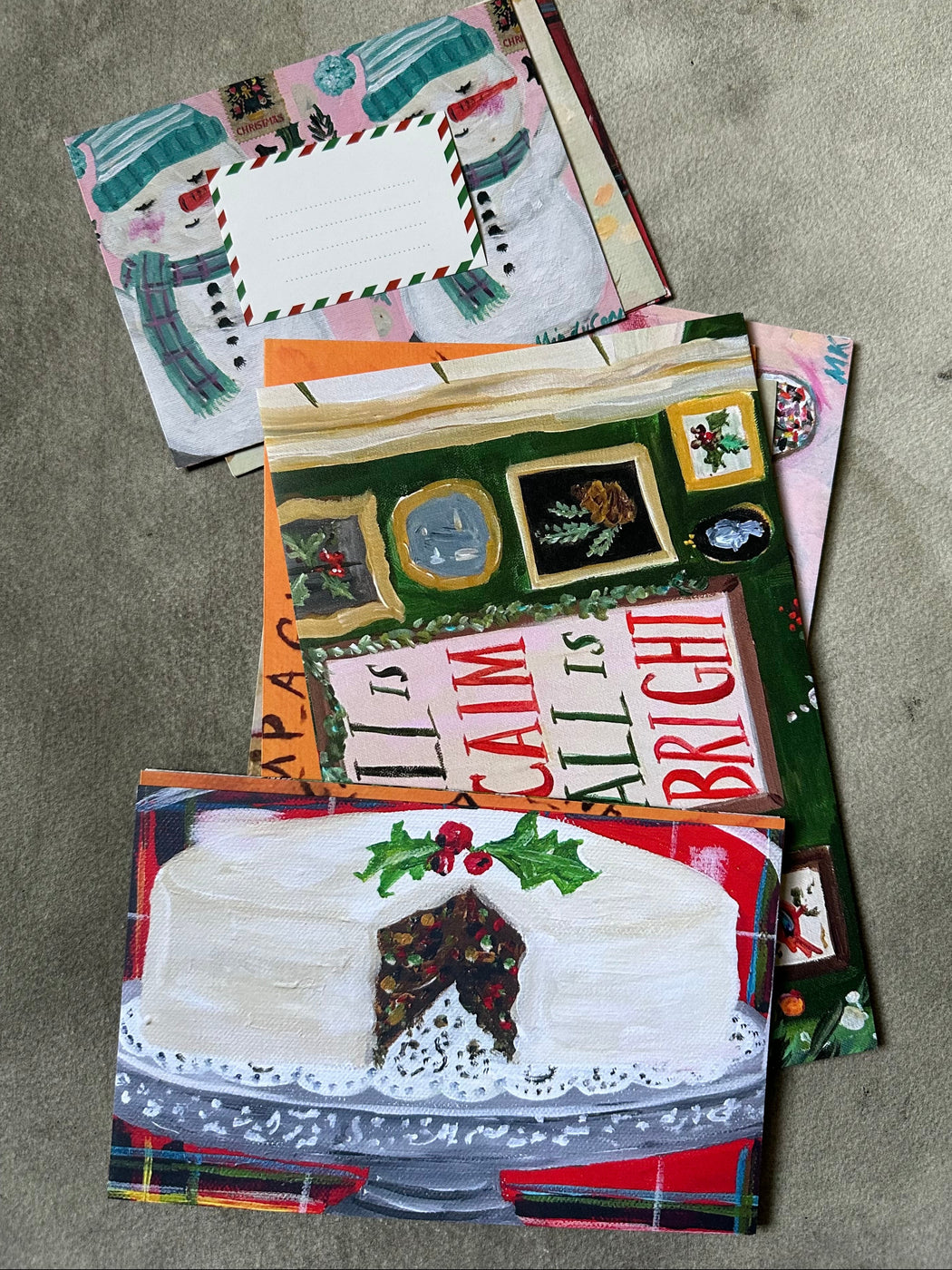 Holiday Envelopes by Mindy Carpenter