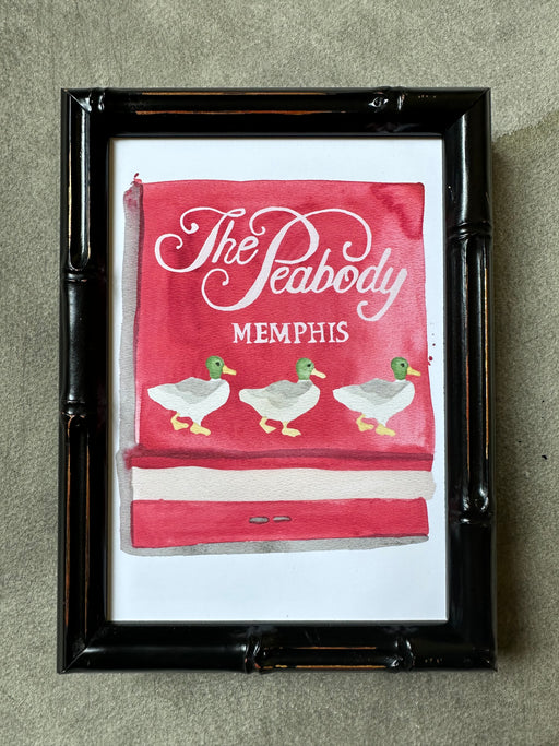 "The Peabody" Matchbook Watercolor Print by Jessica Rowe