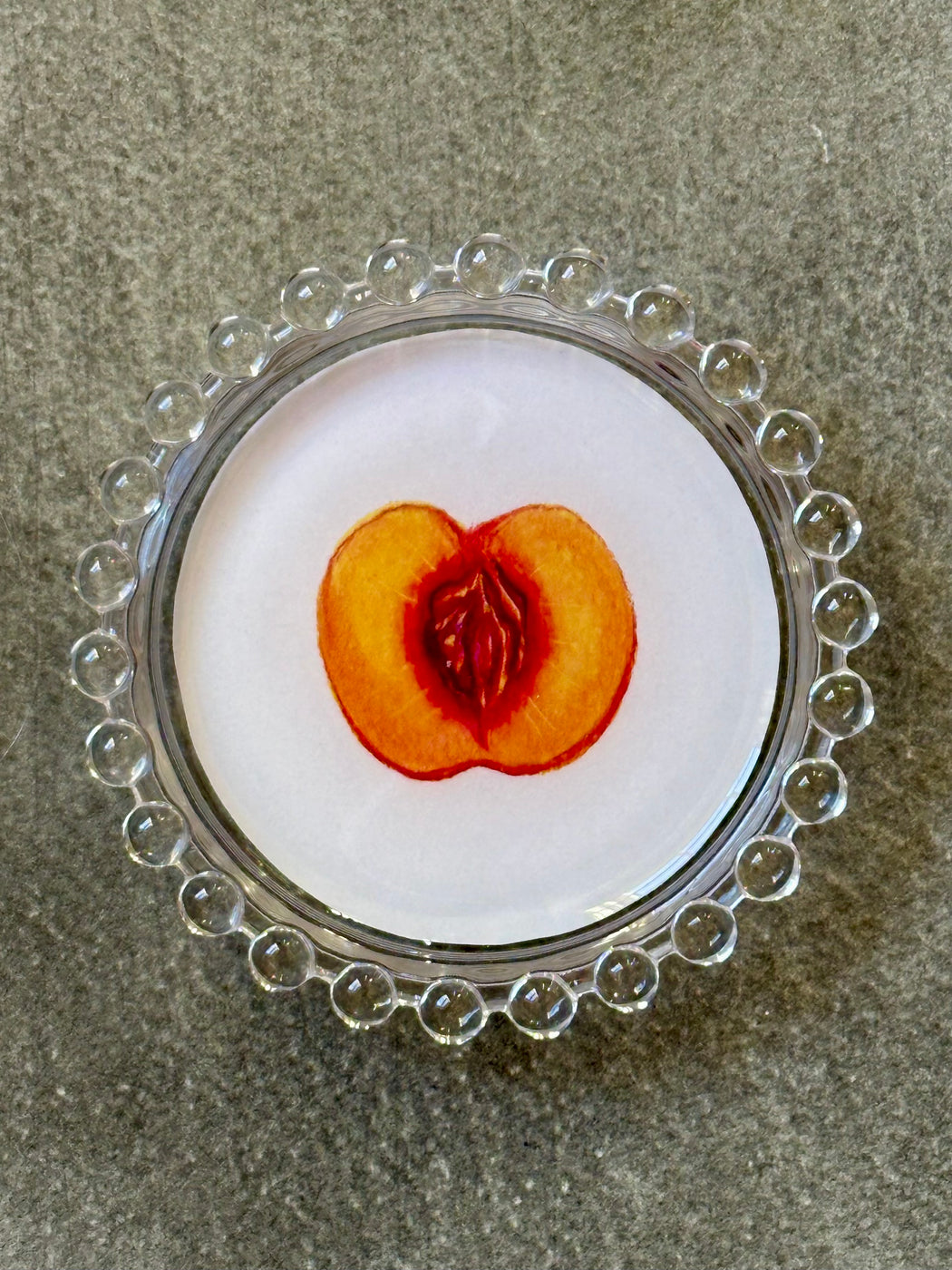 "Peach" Trinket Dish