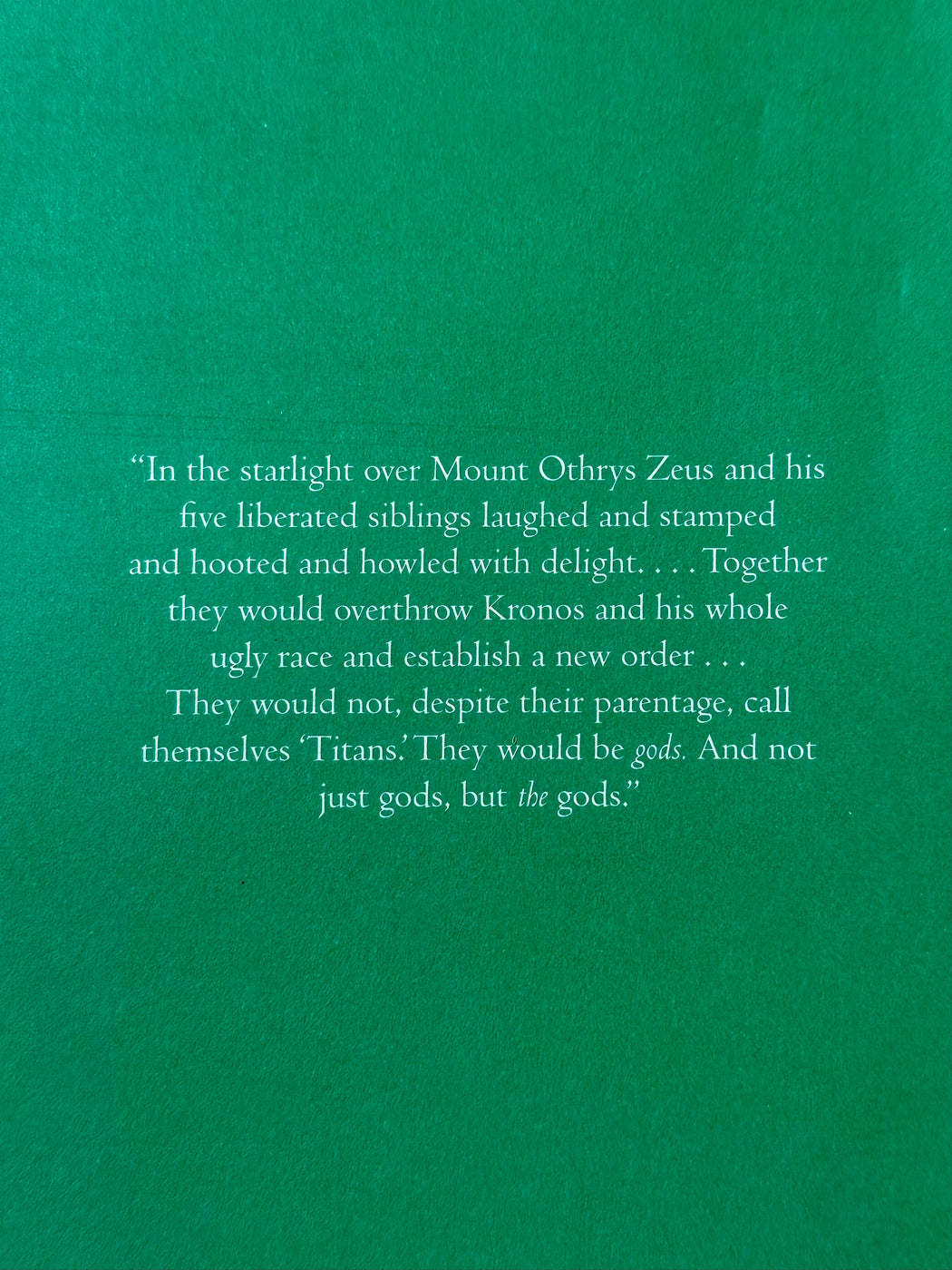 "Mythos" by Stephen Fry