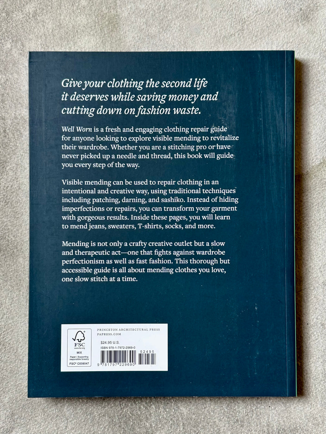 "Well Worn: Visible Mending for the Clothes You Love" by Skye Pennant
