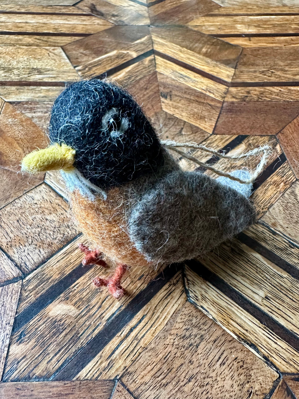 Felted "Robin" Ornament