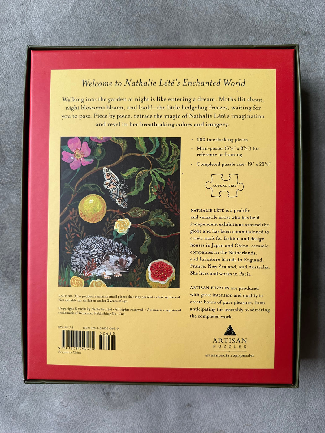 "In The Dark Garden" Puzzle by Nathalie Lete