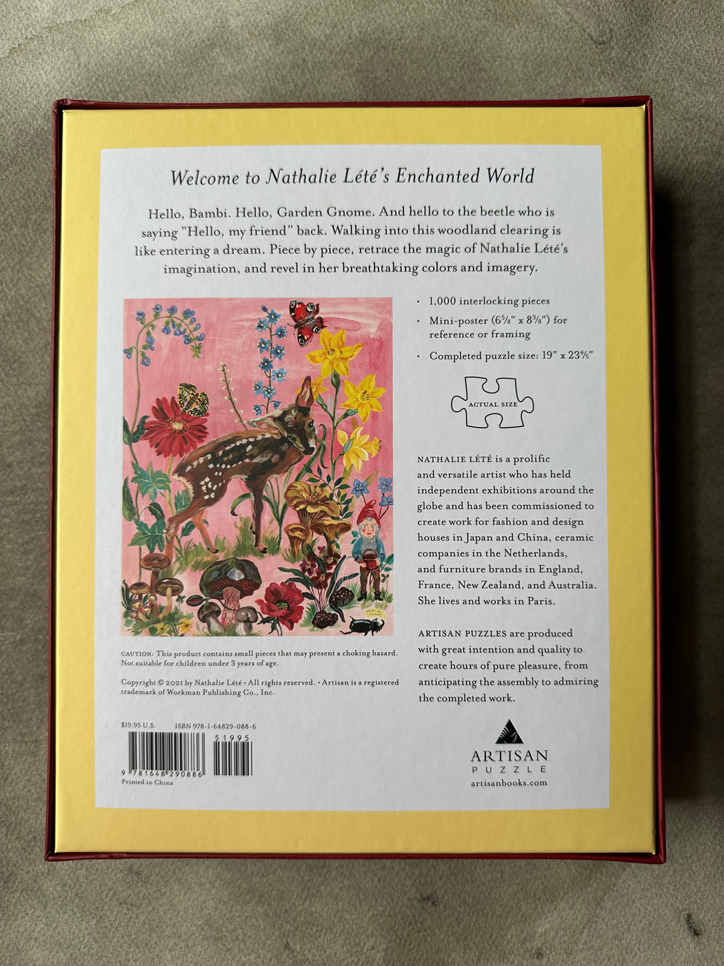 "Bambi" Puzzle by Nathalie Lete