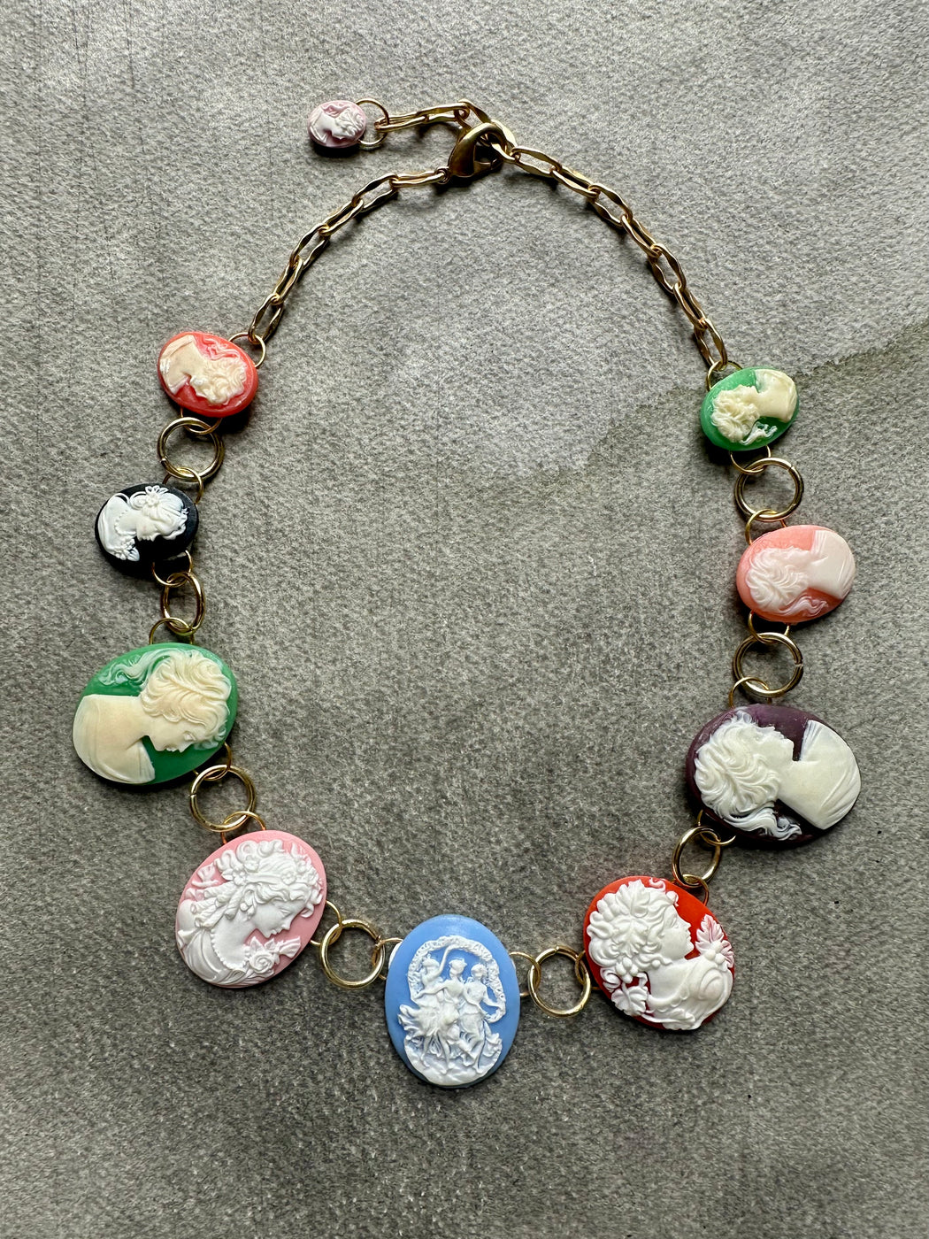 "Cameo" Necklace by Gay Isber