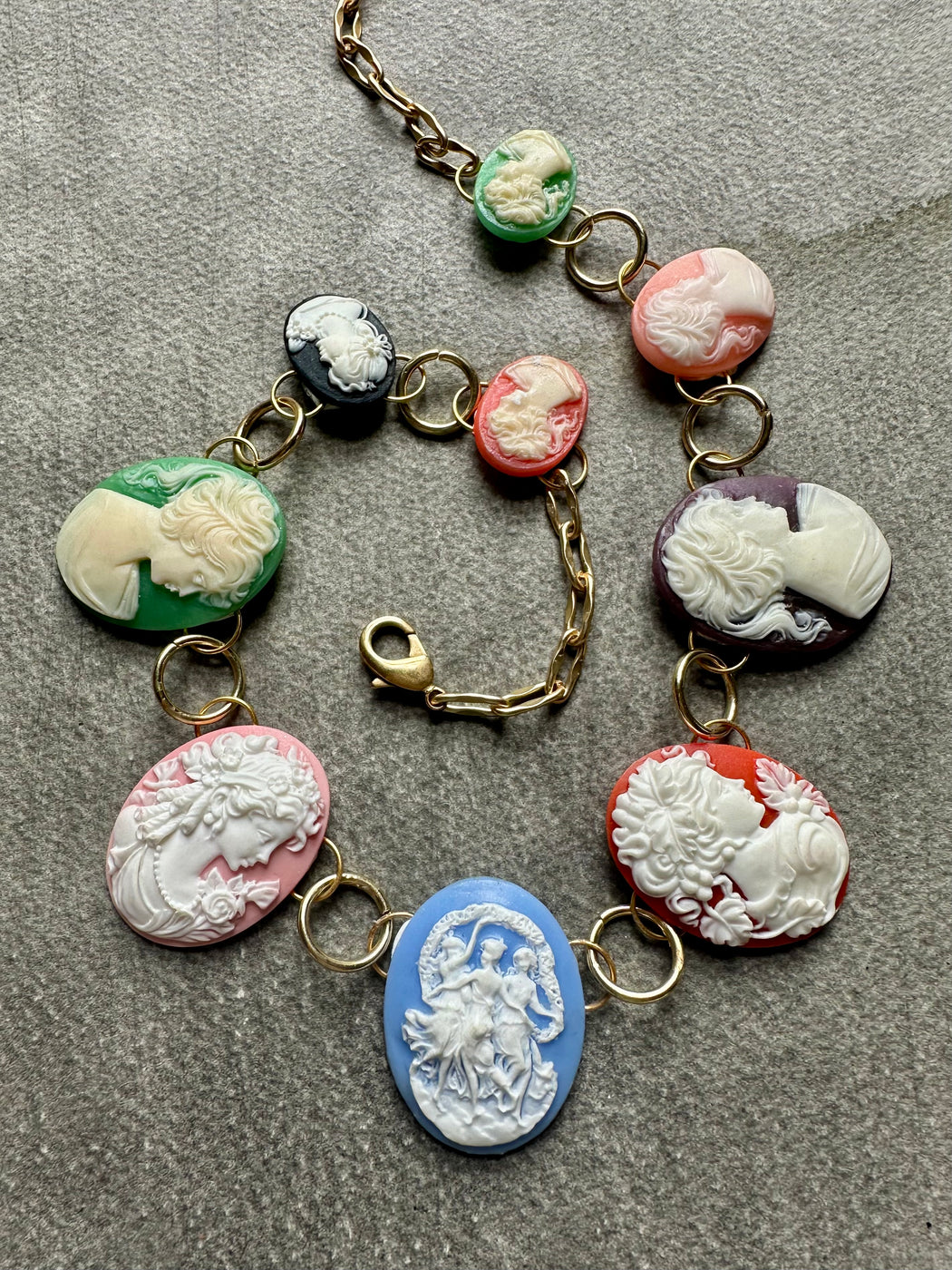 "Cameo" Necklace by Gay Isber