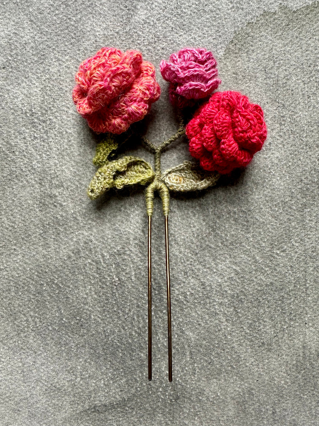Vintage Crocheted Hat Pin