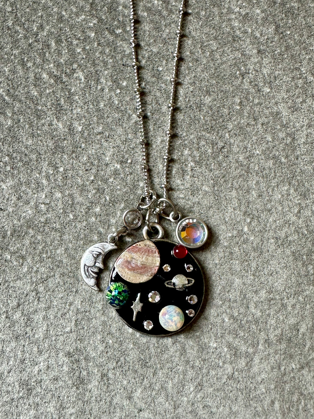 "Solar System" Pendant by Anne Koplik