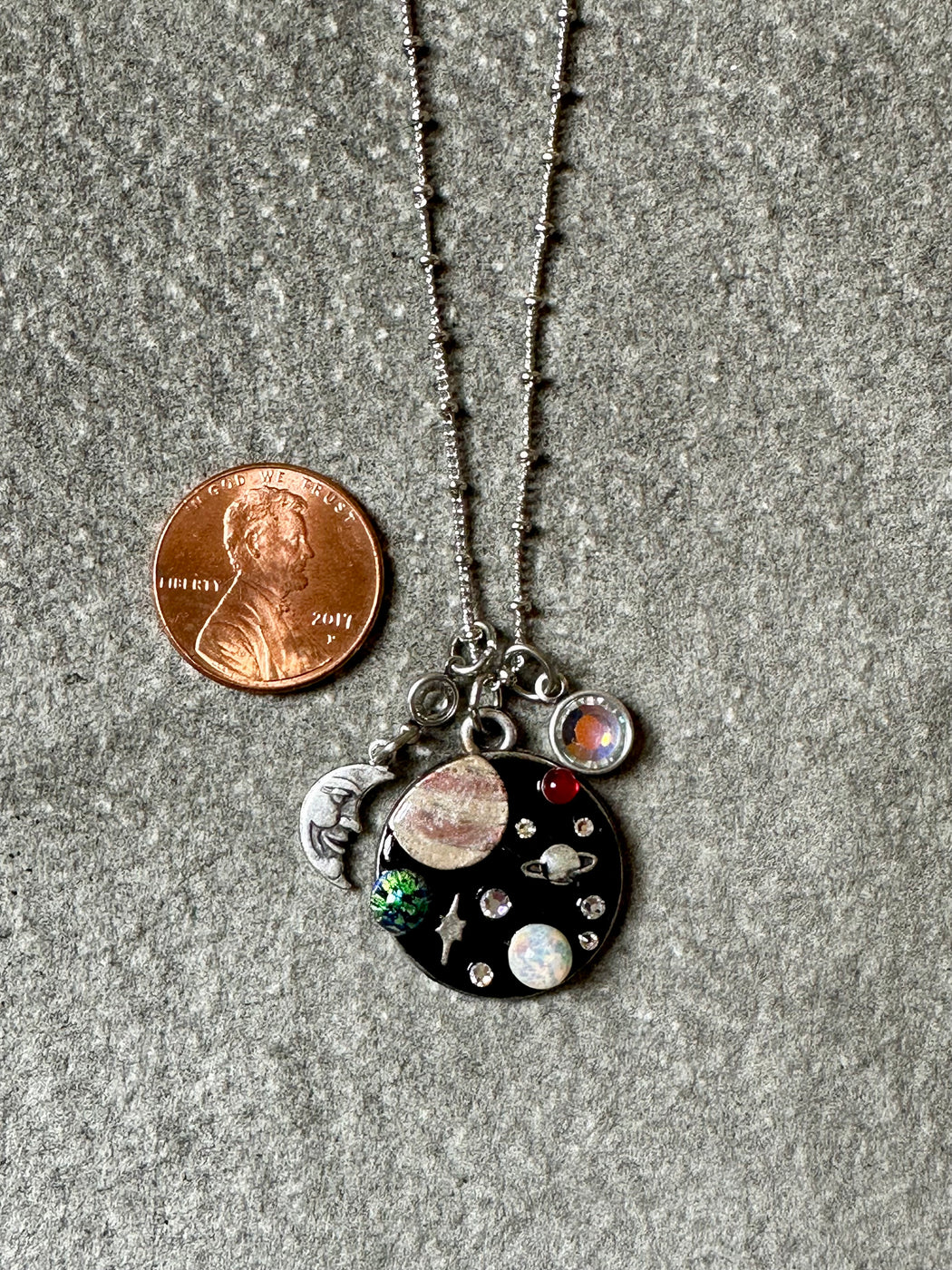 "Solar System" Pendant by Anne Koplik