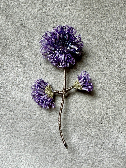"Chicory" Brooch by Trovelore