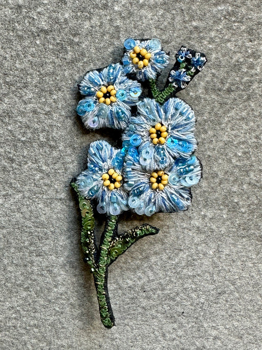 "Forget-Me-Not" Brooch by Trovelore