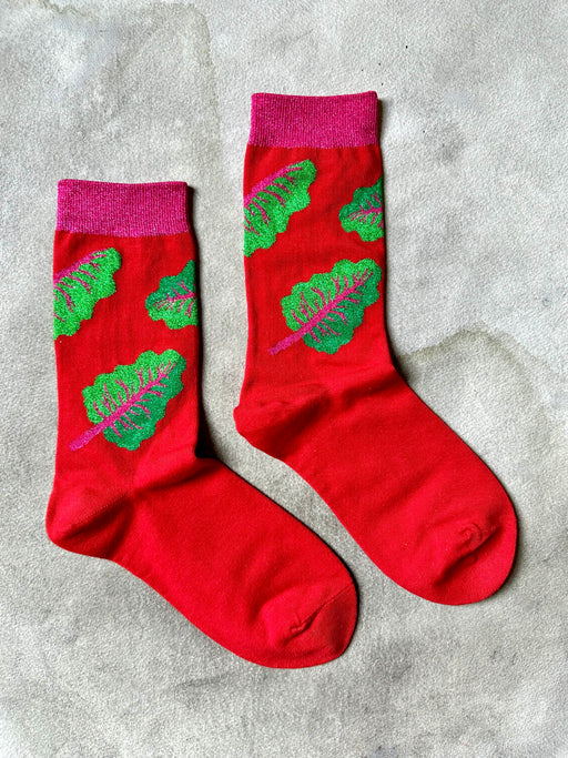 "Swiss Chard" Socks by Centinelle