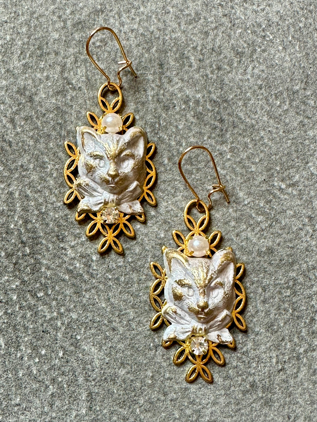 "Cat" Earrings by Lenora Dame