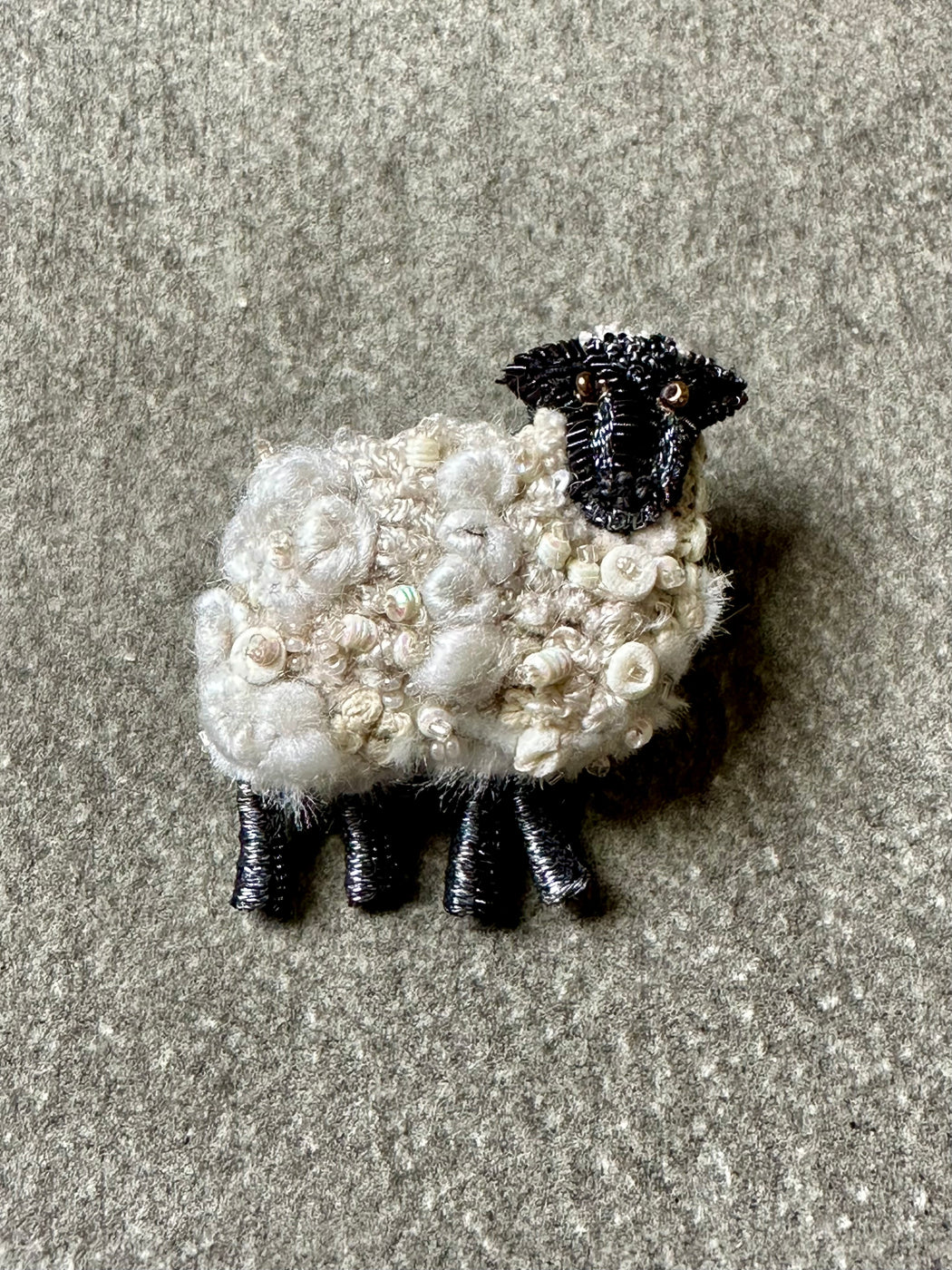 "Sheep" Brooch by Trovelore