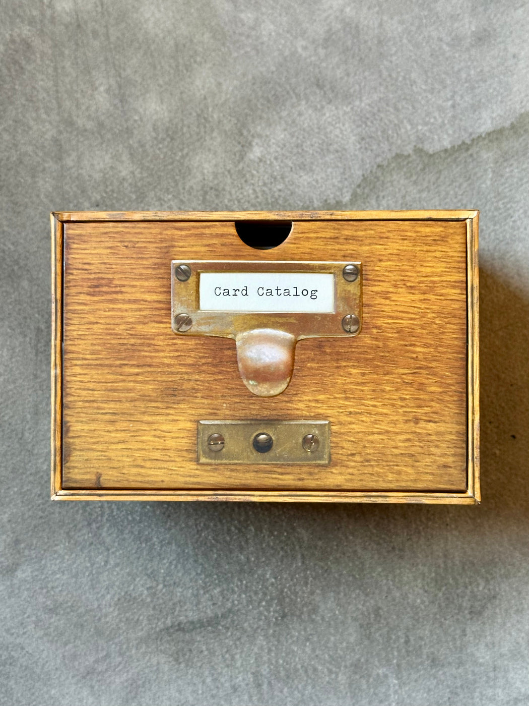 "Card Catalog" Note Cards