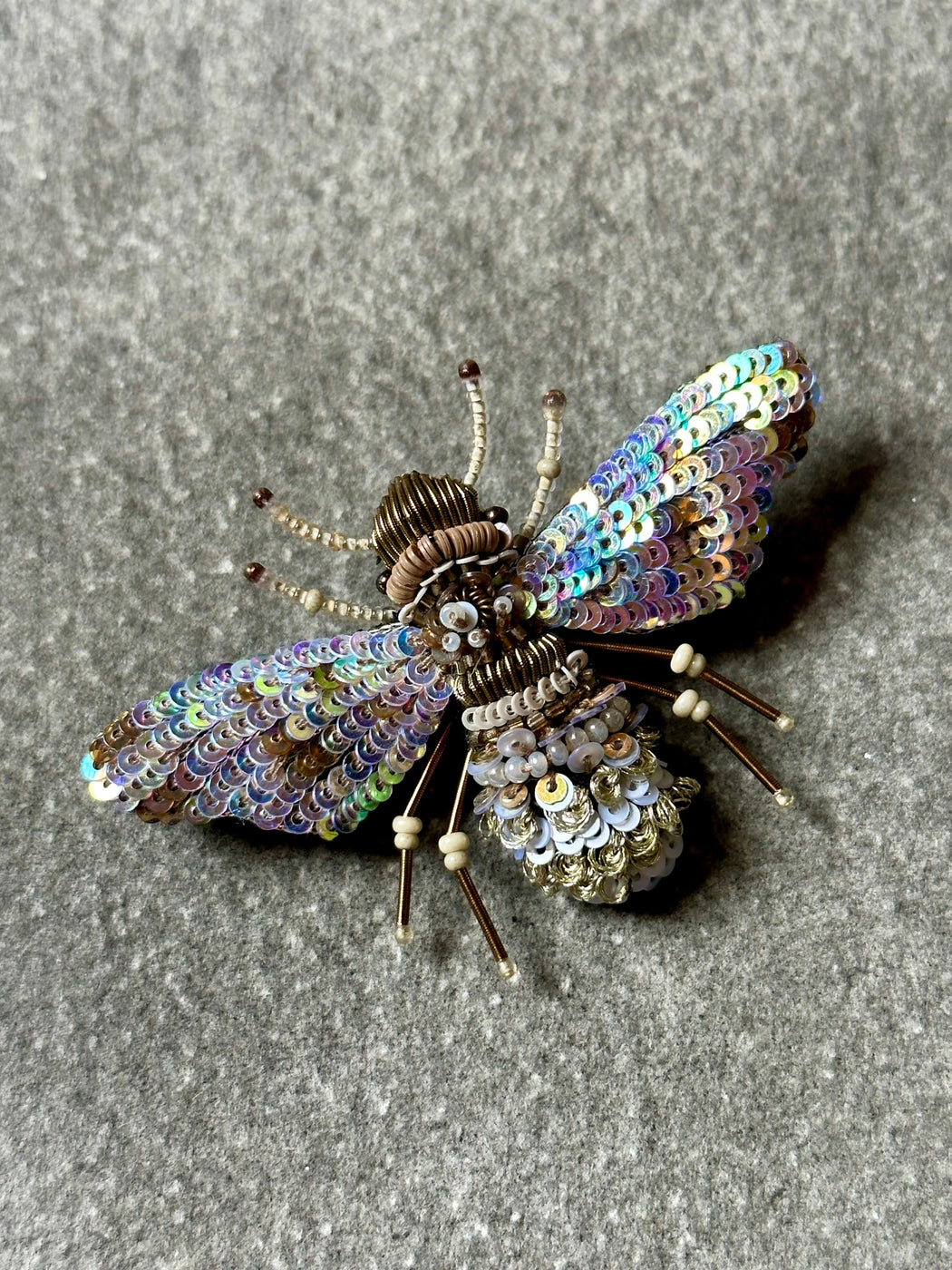 "Pearl Bee" Brooch by Trovelore