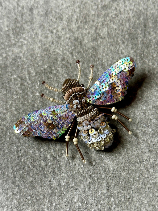 "Pearl Bee" Brooch by Trovelore