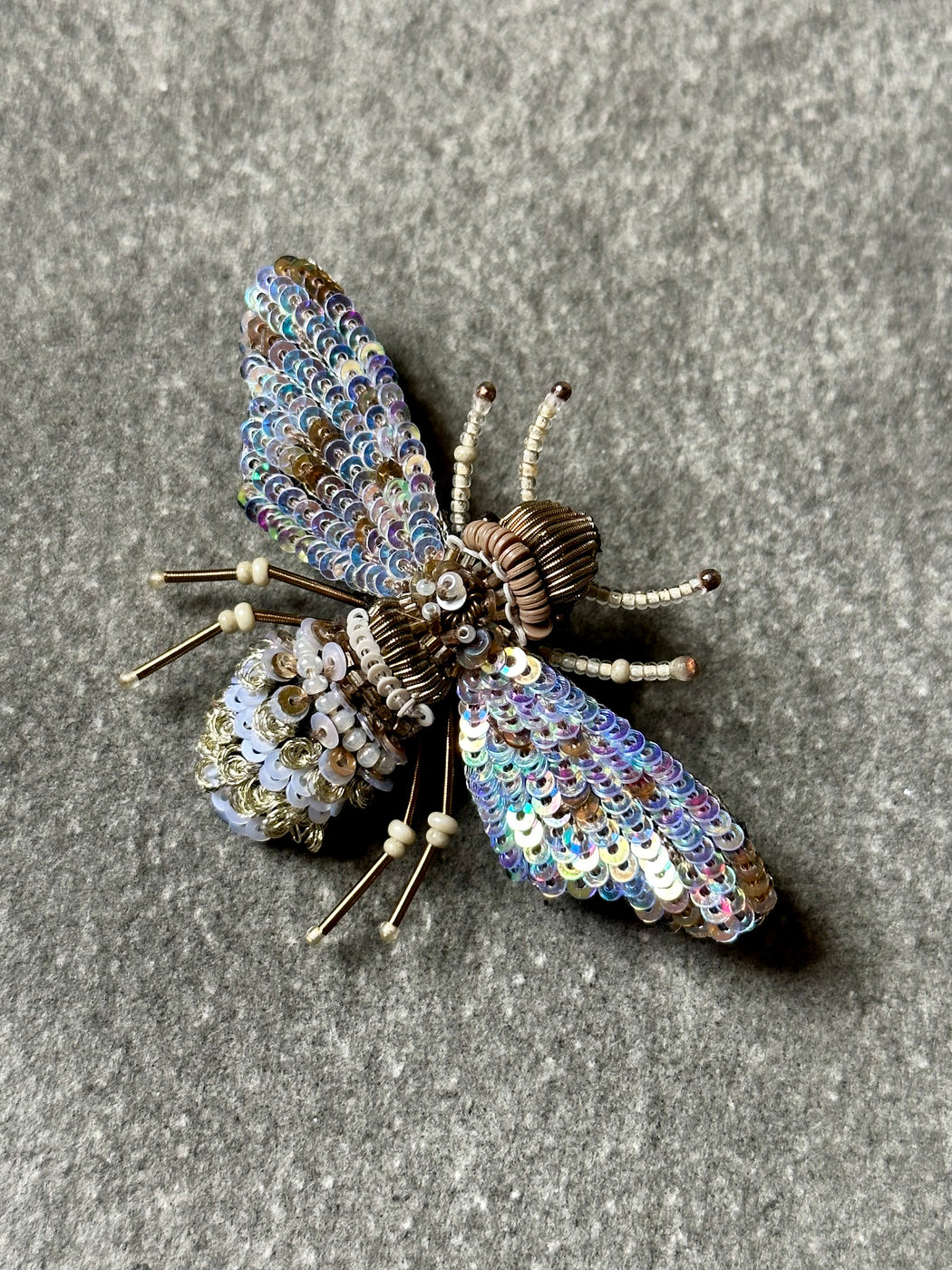 "Pearl Bee" Brooch by Trovelore
