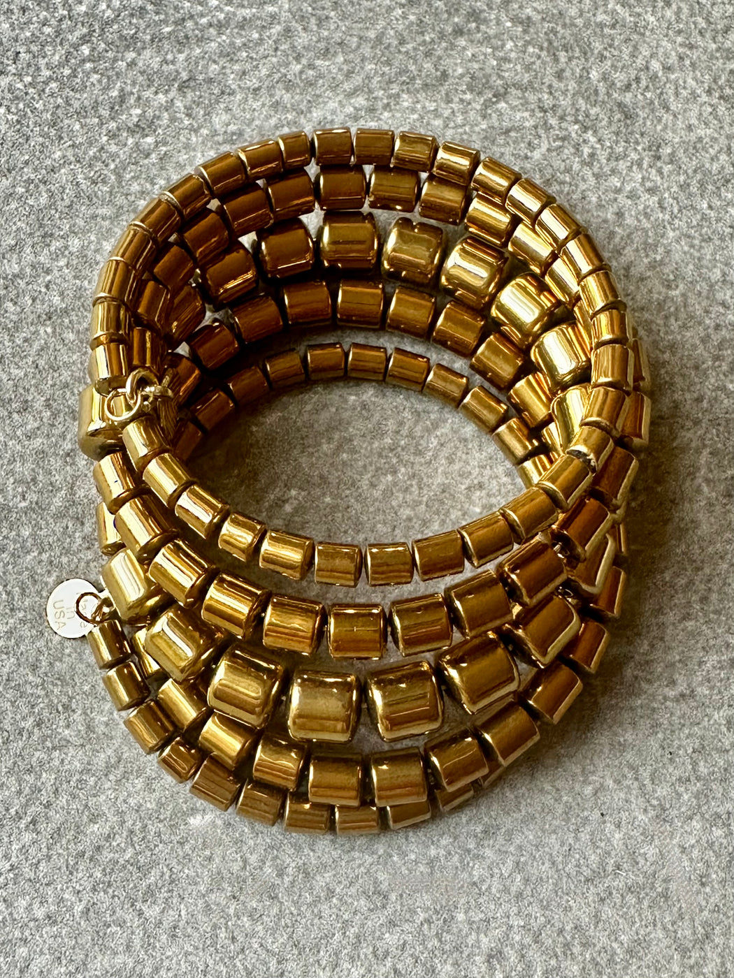 "Gold" Wrap Bracelet by David Aubrey