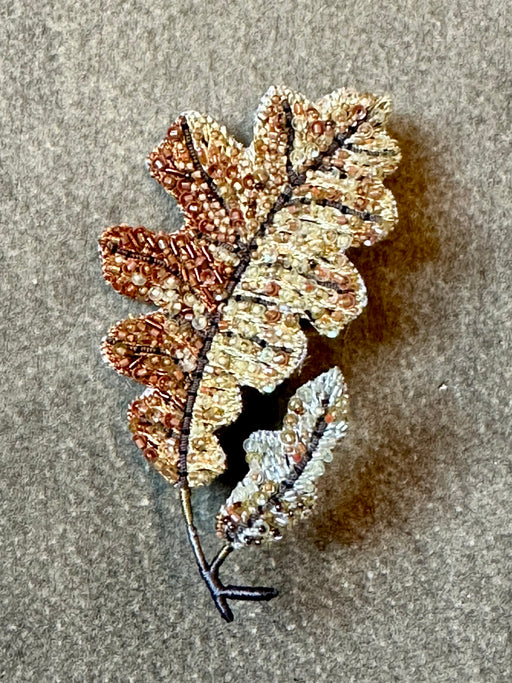"Oak Leaf" Brooch by Trovelore