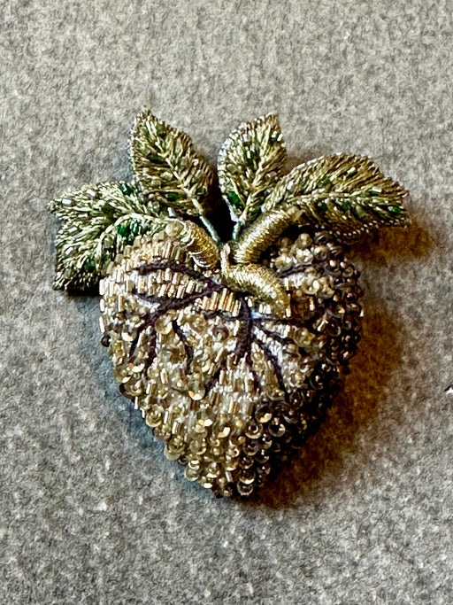 "Vine Heart" Brooch by Trovelore