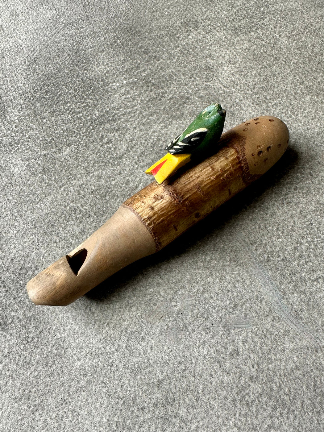 Vintage Folk Art Bird Whistle
