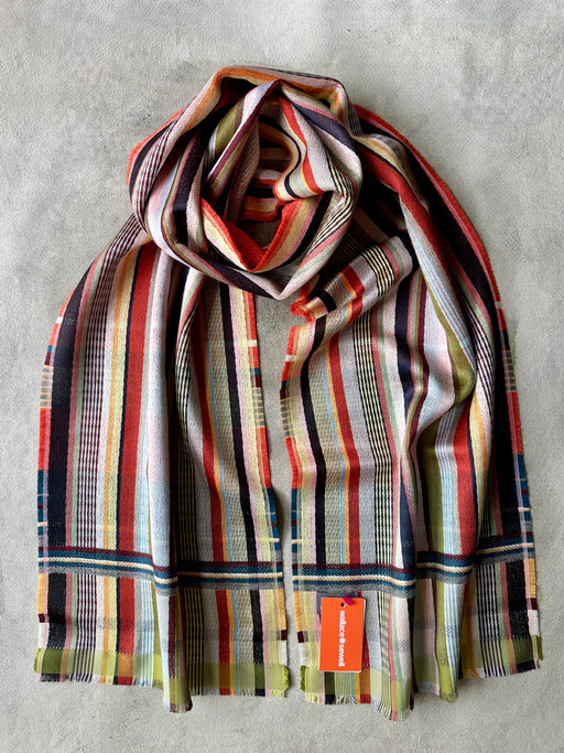 Wallace Sewell "Phyllis" Silk & Wool Scarf - Robin