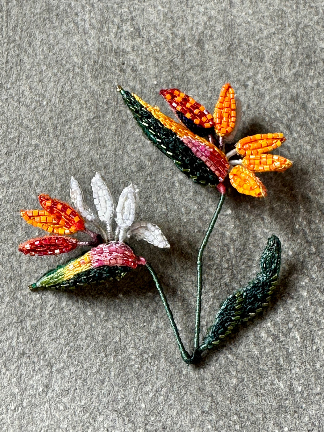 "Bird of Paradise" Brooch by Trovelore