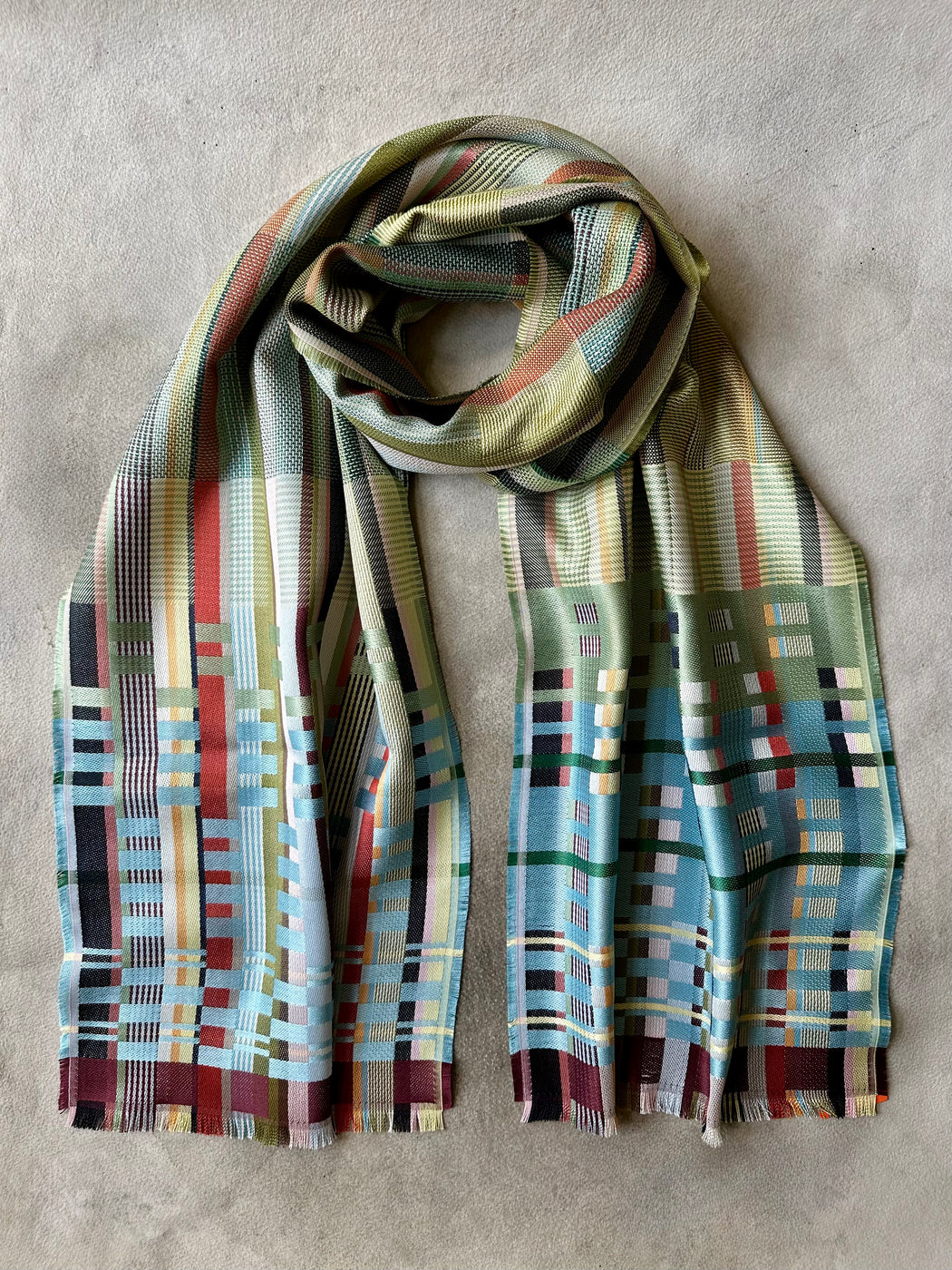 Wallace Sewell "Edwin" Silk Scarf - Sage