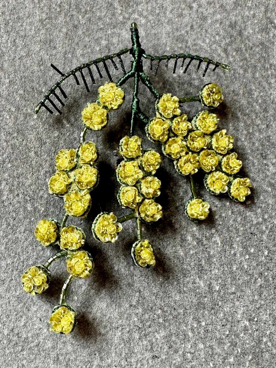 "Mimosa" Brooch by Trovelore