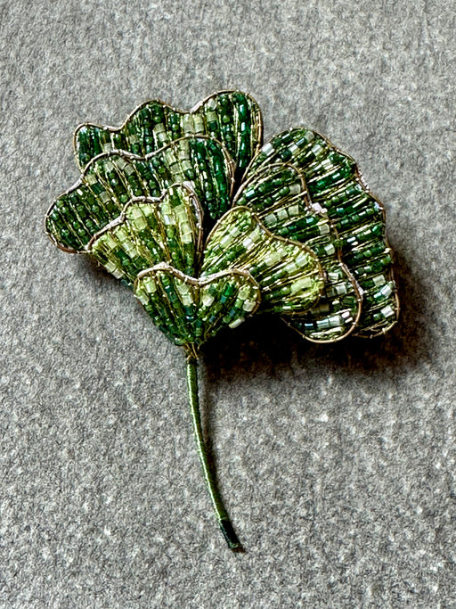 "Gingko" Brooch by Trovelore
