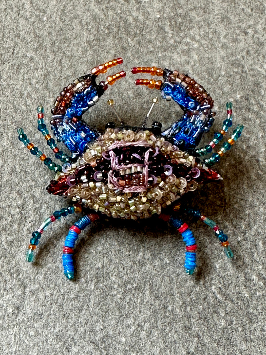 "Maryland Crab" Brooch by Trovelore