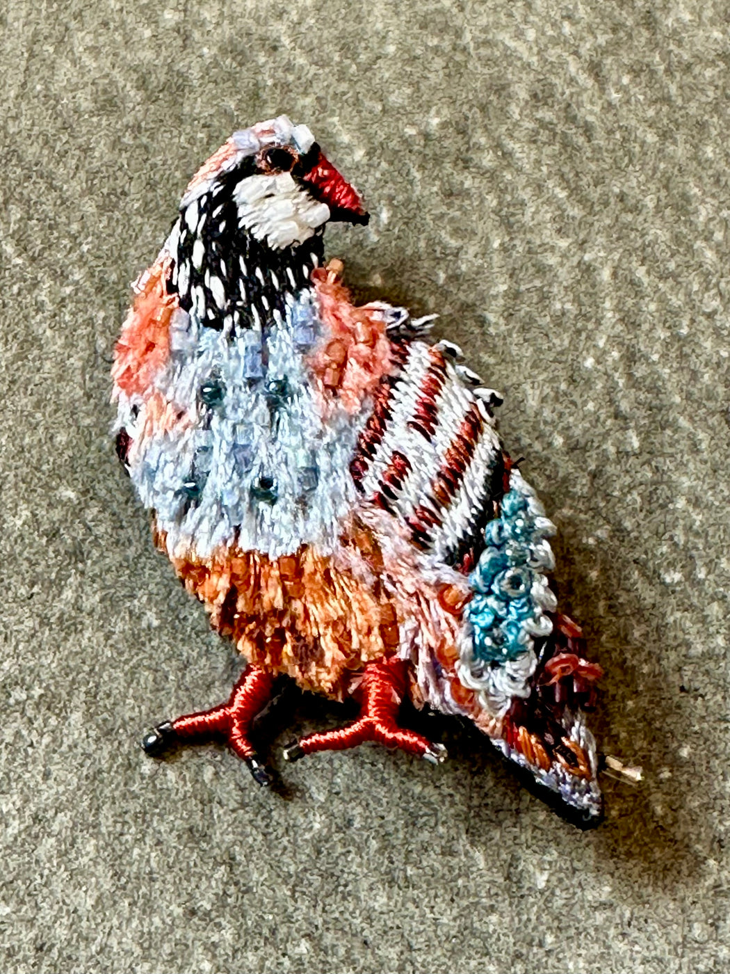 "Partridge" Brooch by Trovelore