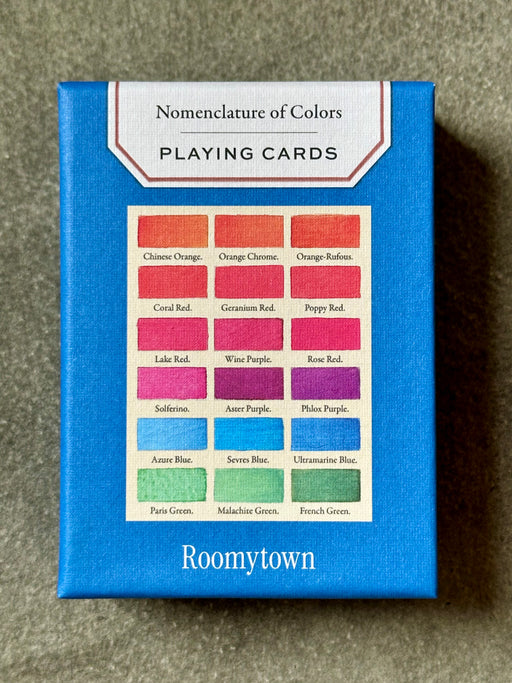 "Nomenclature of Colors" Playing Cards