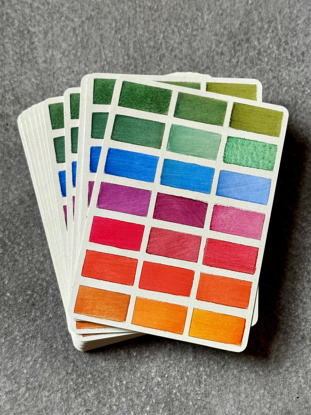 "Nomenclature of Colors" Playing Cards