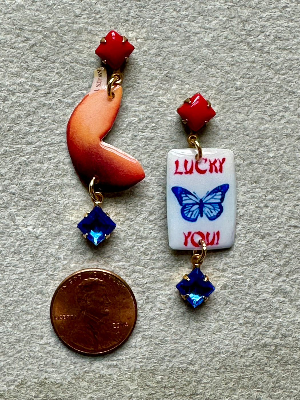 "Lucky You" Earrings by Haricot Vert