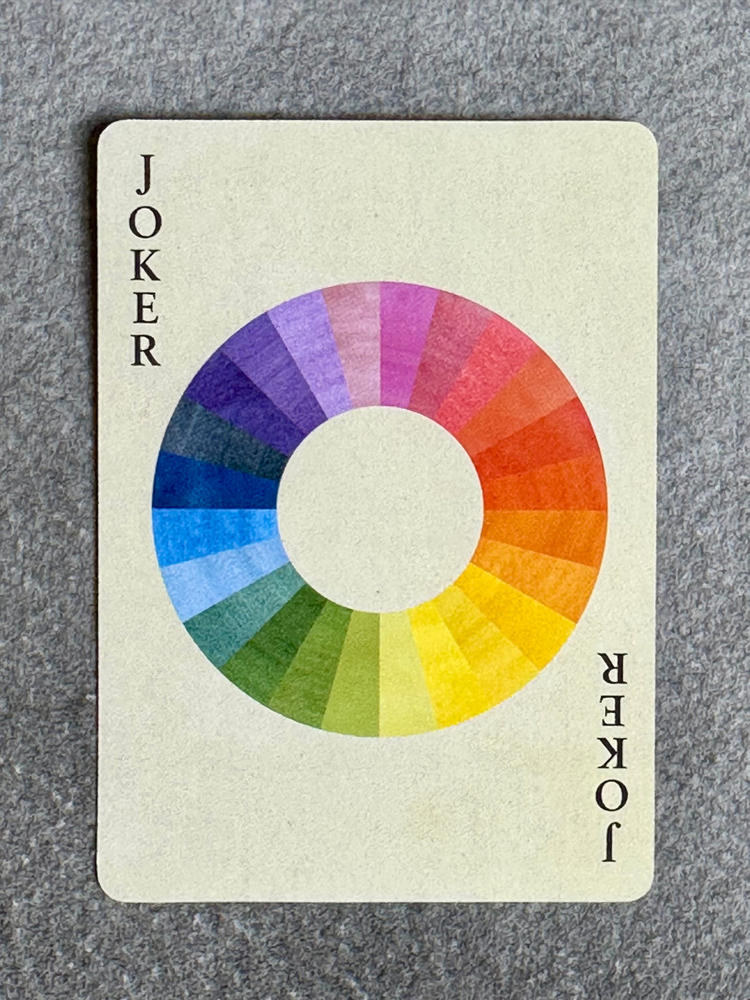 "Nomenclature of Colors" Playing Cards