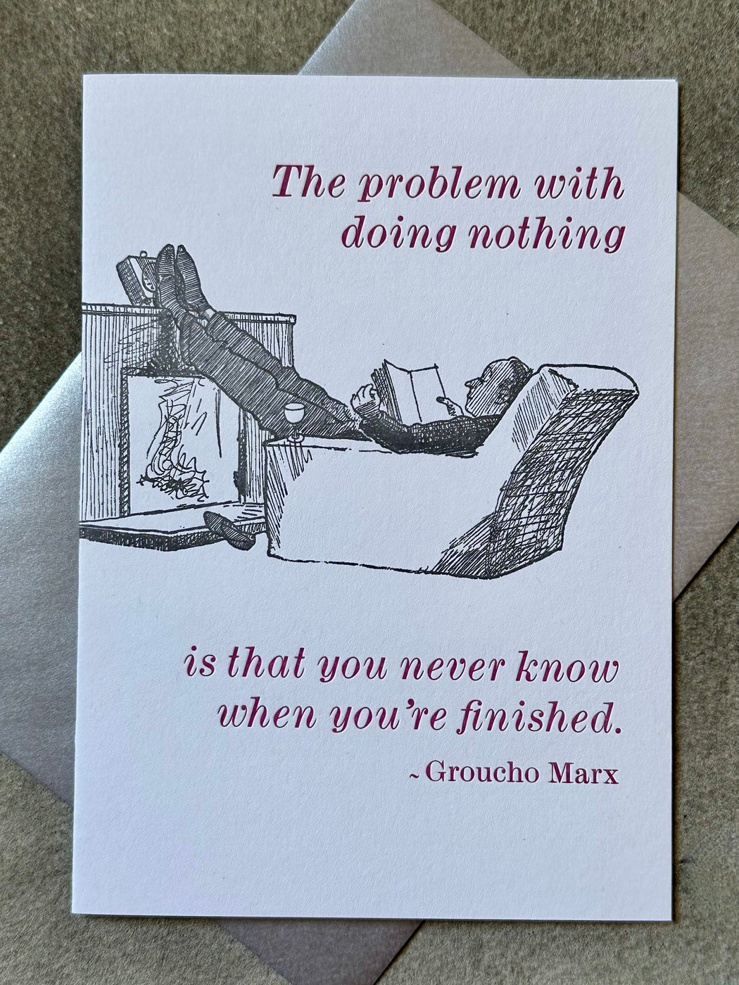 "The Problem with Doing Nothing" Card by Archivist Gallery