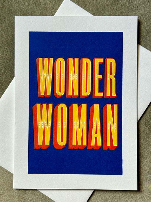 "Wonder Woman" Card by Archivist Gallery